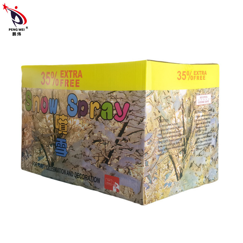 La neige artificielle d'arbre de faux de fer-blanc pulvérisent 150ml Taïwan durable multicolore