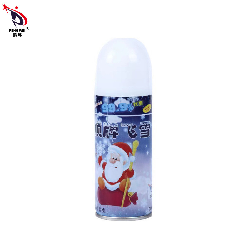 ISO9001 Santa Artificial Snow Spray Multicolor 50g 80g pratique