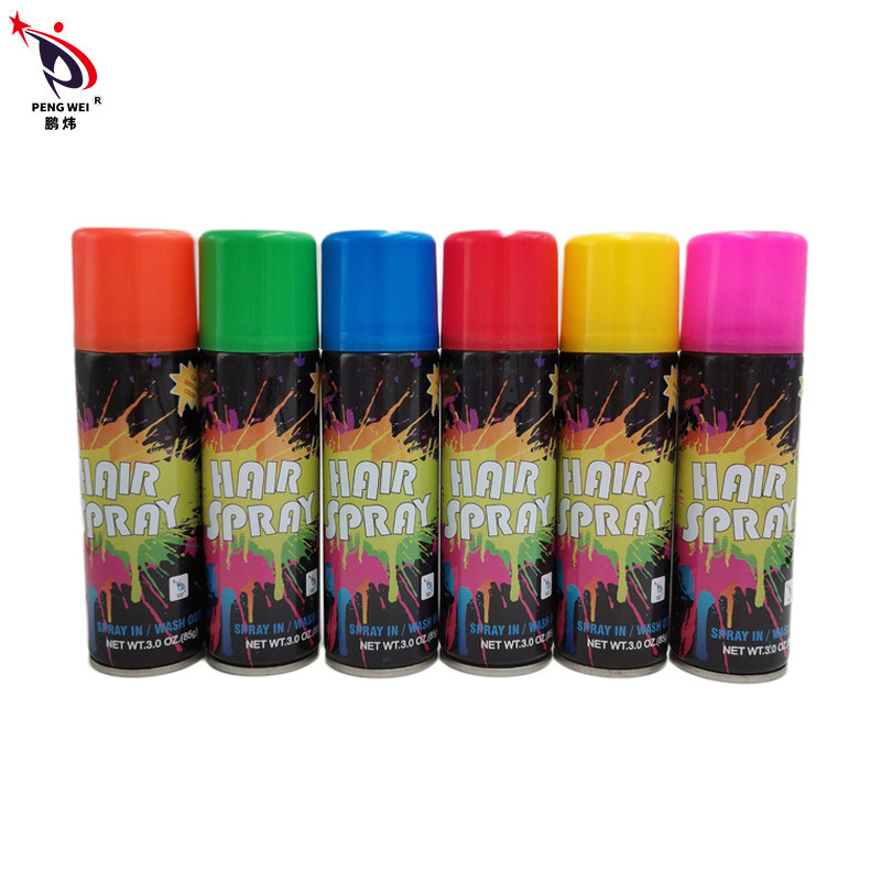 La couleur instantanée inodore de cheveux pulvérise 150ml Smudgeproof pratique