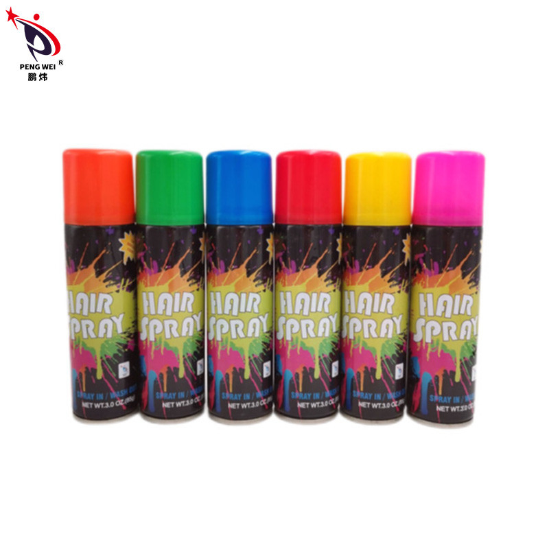 jet de couleur de cheveux de partie de 150ml Multiscene, jet provisoire inoffensif de couleur de teinture capillaire