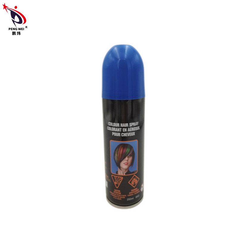 Laque universelle de couleur provisoire, jet non toxique inodore de couleur de cheveux
