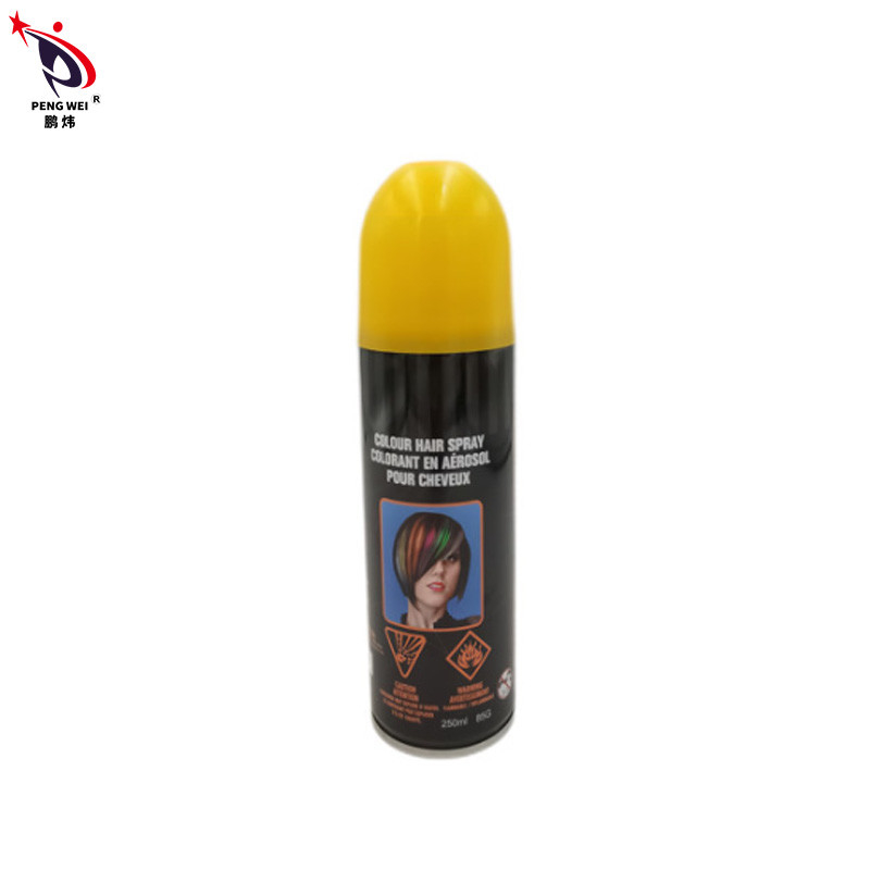 Laque universelle de couleur provisoire, jet non toxique inodore de couleur de cheveux