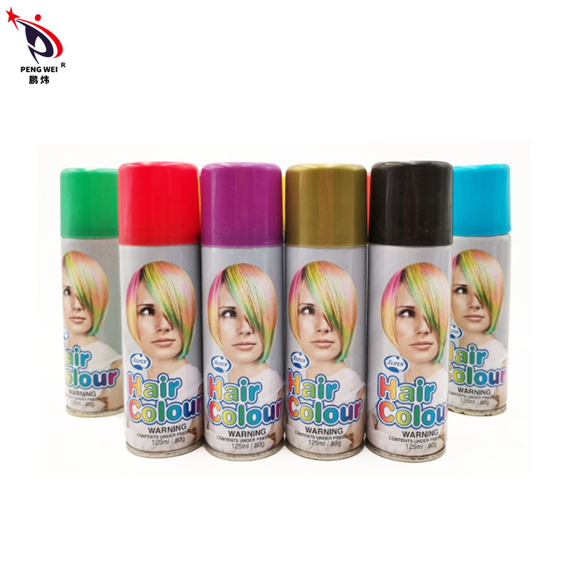80g lavent la couleur de cheveux de colorant pulvérisent les biens non-toxiques multifonctionnels