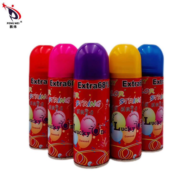 Jet inodore inflammable de flamme de partie, ficelle idiote de jet multicolore
