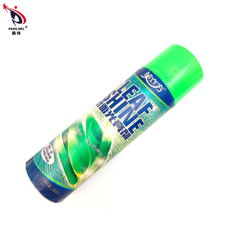 feuille 600ml à base d'eau briller pour pulvériser la couleur pure de matériel non-toxique en métal