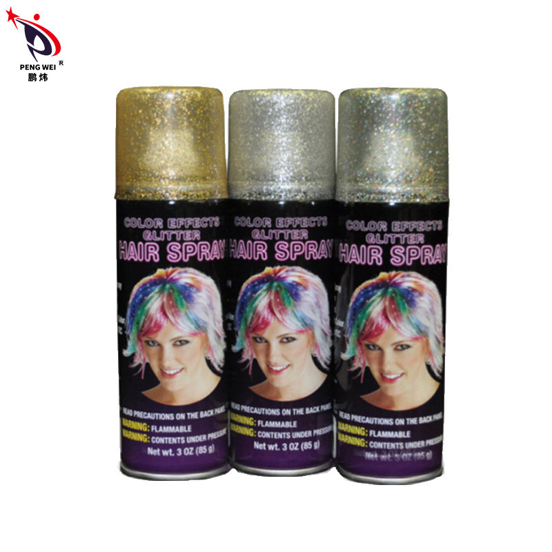 Couleur multi jetable de Tin Hair Glitter Spray Odorless écologique
