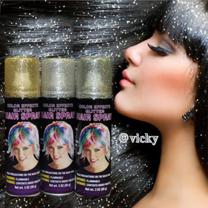 Couleur multi jetable de Tin Hair Glitter Spray Odorless écologique