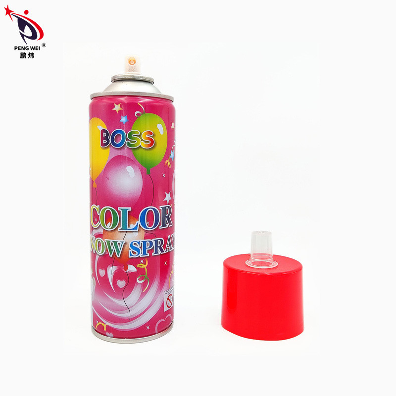 La neige multicolore de faux de Noël pulvérisent le patron universel Snow Spray de Smudgeproof