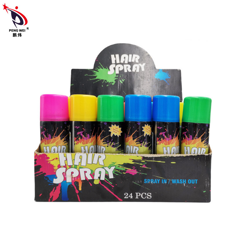la couleur provisoire des cheveux 250ml pulvérise les biens non-toxiques pour Halloween