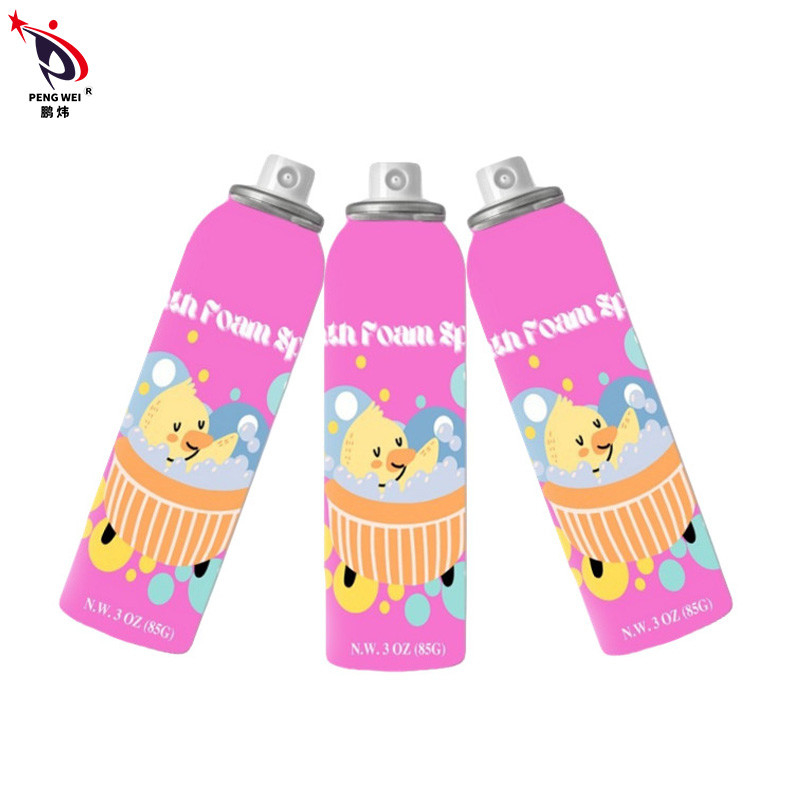 Jet unisexe de Bath de mousse de fer-blanc, boîte de jet multicolore de bain moussant