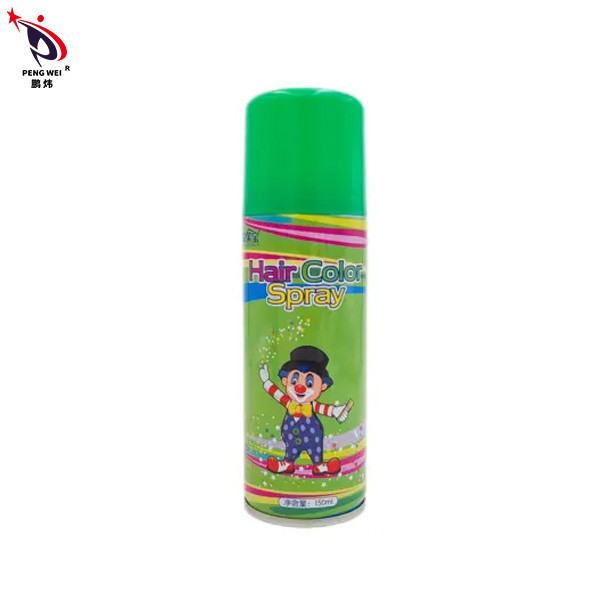 Les pulvérisateurs provisoires de couleur de cheveux de Caifubao teignent le maquillage pourpre Halloween 150ml de boîte