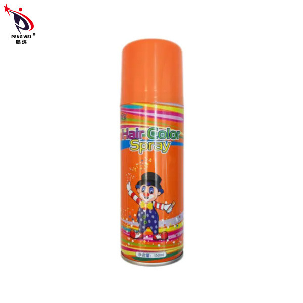 Les pulvérisateurs provisoires de couleur de cheveux de Caifubao teignent le maquillage pourpre Halloween 150ml de boîte