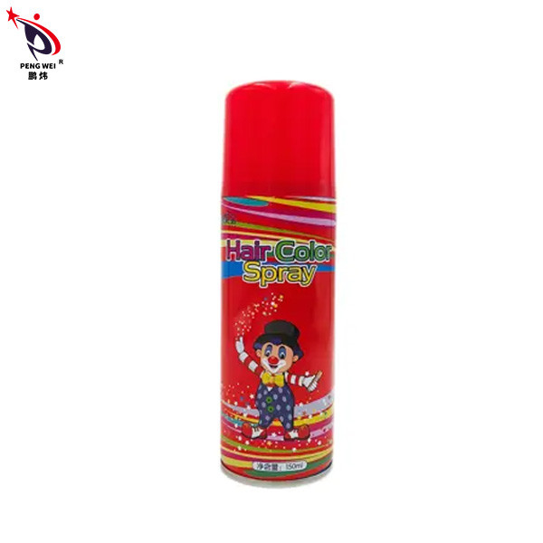 Les pulvérisateurs provisoires de couleur de cheveux de Caifubao teignent le maquillage pourpre Halloween 150ml de boîte