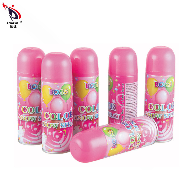 patron artificiel des cadeaux 250ml Colored Snow Spray SEDEX pour la célébration de festival