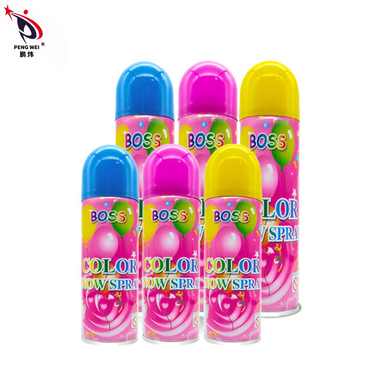 patron artificiel des cadeaux 250ml Colored Snow Spray SEDEX pour la célébration de festival