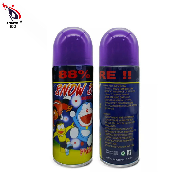 Épousant la décoration Doraemon artificiel 250ml de jet de flocon de neige d'arbre de Noël d'anniversaire