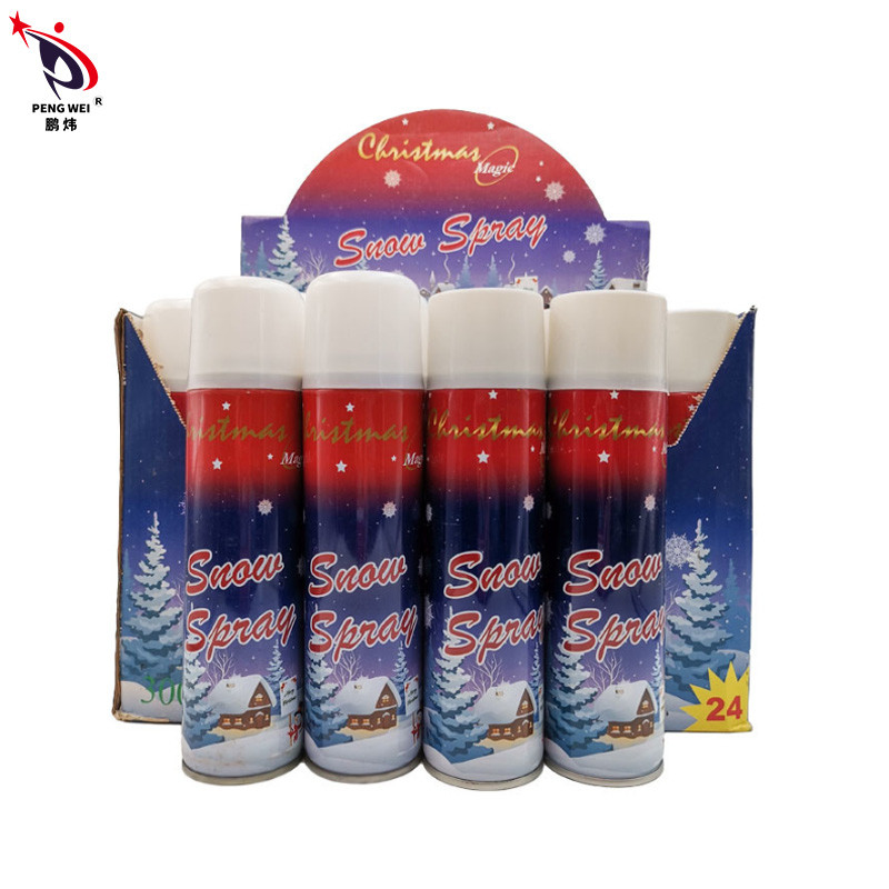 La mousse artificielle de jet de neige de bidon de fête de Noël a coloré le jet 250ml de neige