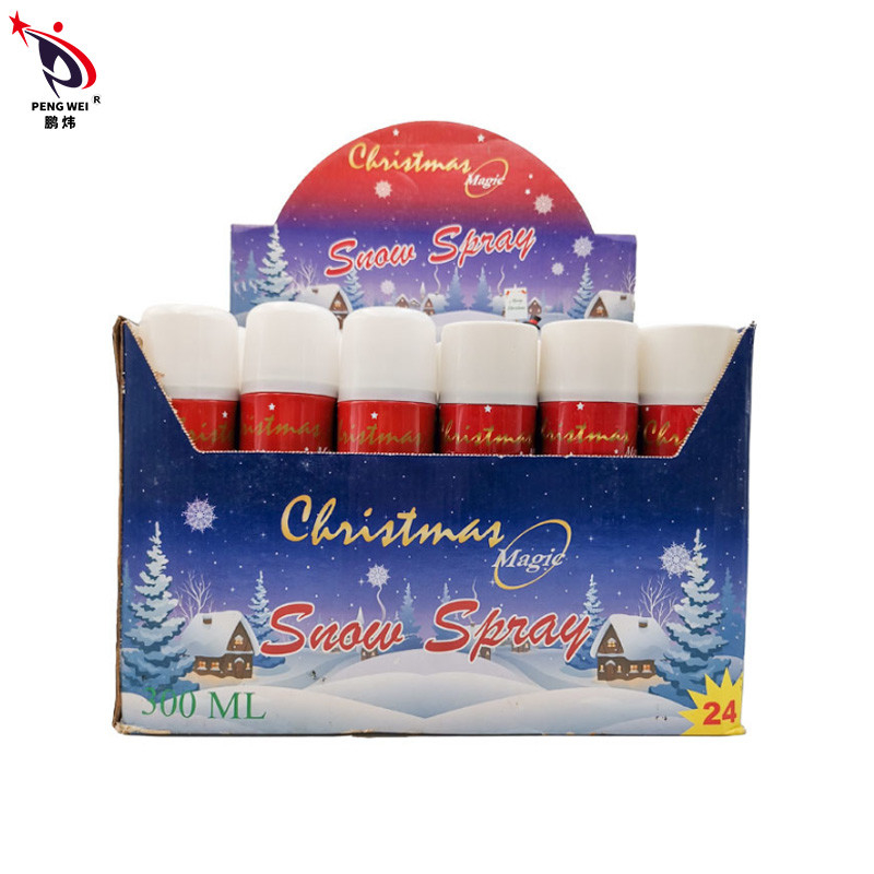 La mousse artificielle de jet de neige de bidon de fête de Noël a coloré le jet 250ml de neige