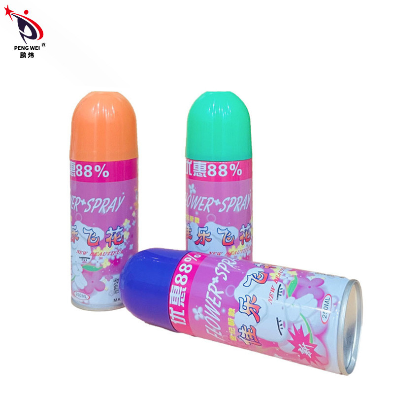 La neige blanche artificielle faite sur commande de partie du logo 250ML pulvérisent EN71 pour épouser la fleur de Noël