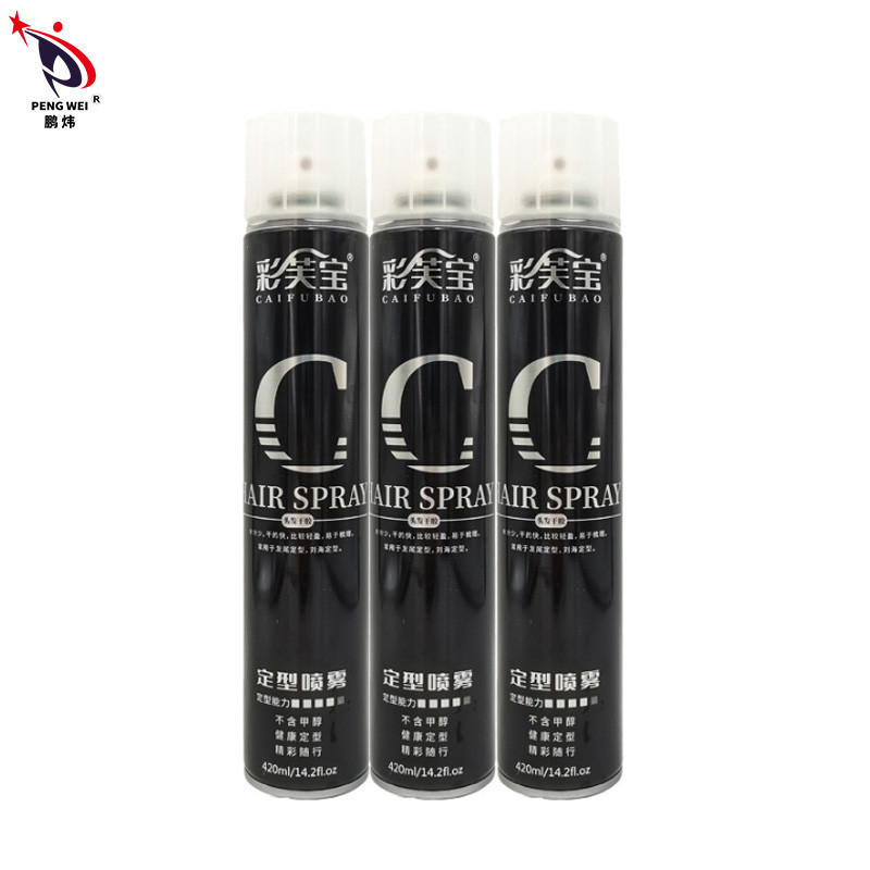 ISO9001 EN71 24 heures de laque forte de prise brillent des cheveux dénommant tenant le jet 65*240