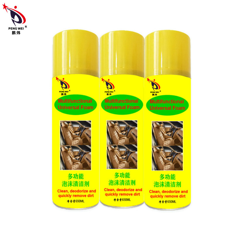 le décapant intérieur de mousse de lavage de but de l'entretien automobile 400ml de décapant multi de mousse pulvérisent non-toxique