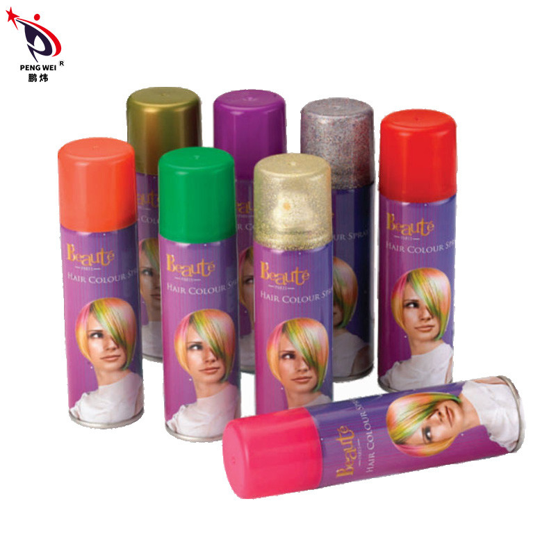 Bon scintillement de Halloween de parfum laque le colorant 150ml brillent le jet de couleur de cheveux