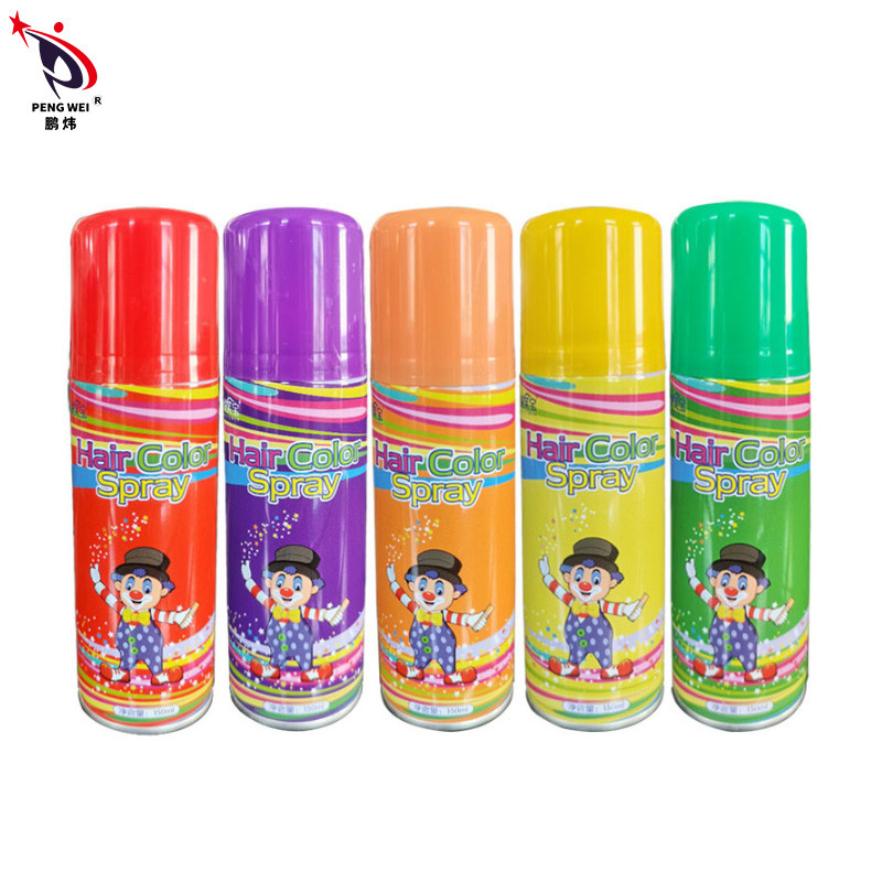 La couleur lavable de cheveux de coiffure de teinture capillaire pulvérise 125ml non toxique