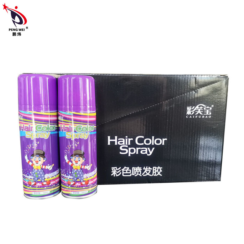 La couleur lavable de cheveux de coiffure de teinture capillaire pulvérise 125ml non toxique