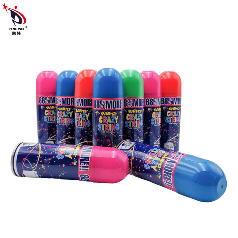 Taille personnalisable de ruban de Noël de nouvelle année de ficelle folle colorée de jet