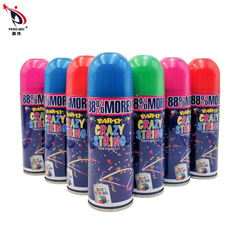 Taille personnalisable de ruban de Noël de nouvelle année de ficelle folle colorée de jet