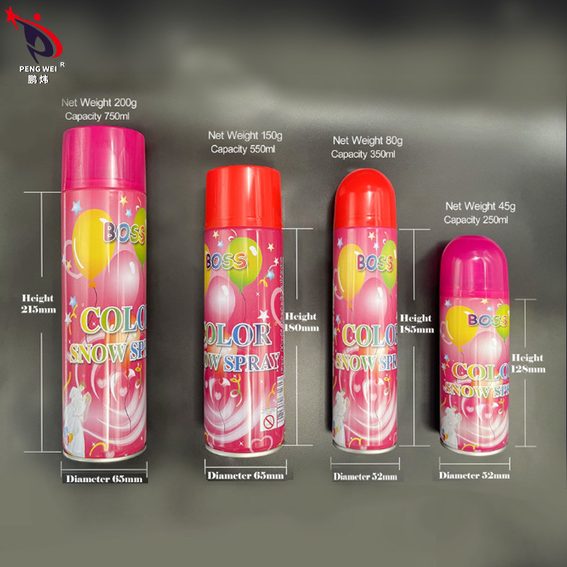 patron artificiel Foam Snow Spray de carnaval de fête d'anniversaire de Noël de couleur de jet de la neige 200g