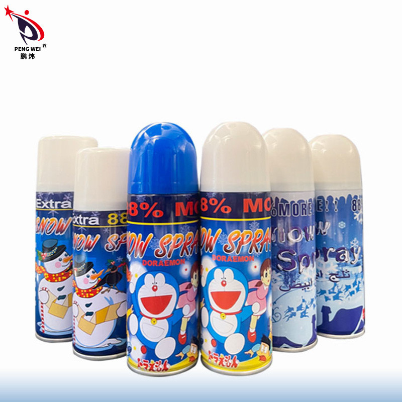 récréation artificielle de noce de Noël de jet de neige de Doraemon de la couleur 250ml multi