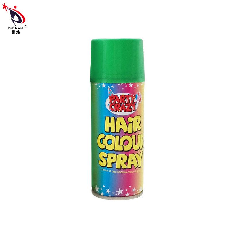 La couleur instantanée provisoire folle de cheveux de partie pulvérise lavable 250ml jetable magique