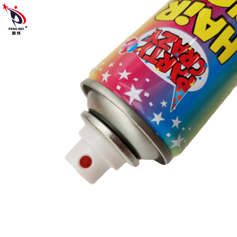 La couleur instantanée provisoire folle de cheveux de partie pulvérise lavable 250ml jetable magique