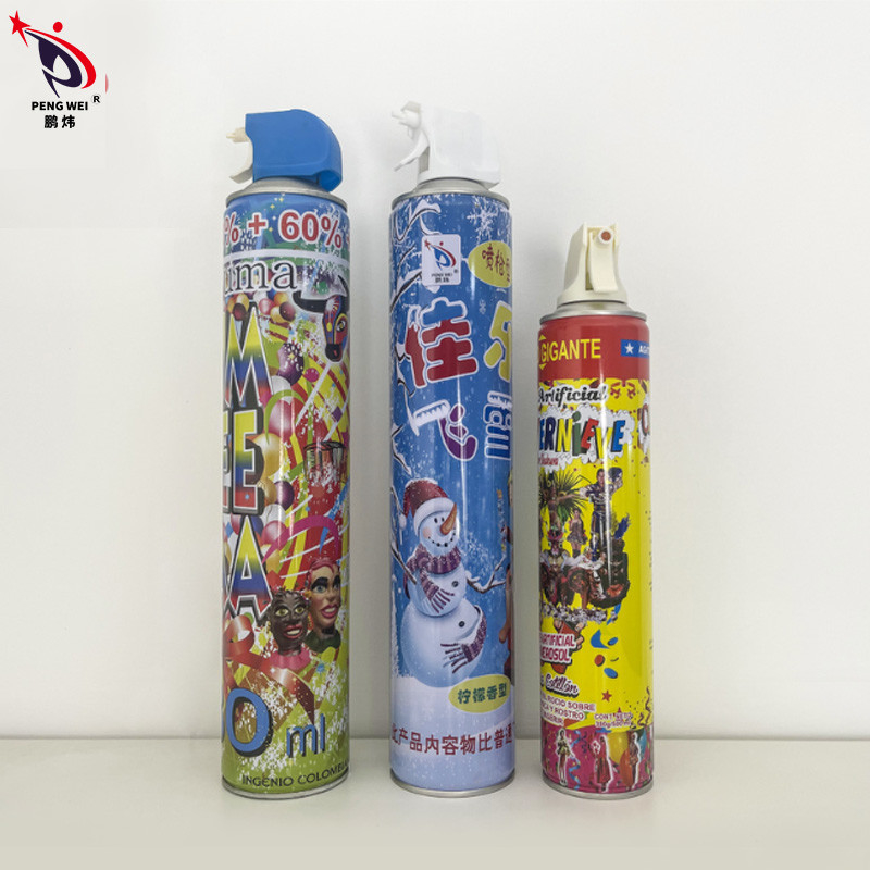 Décoration extérieure 1200ml de partie de déclencheur d'arme à feu de jet artificiel blanc écologique de neige