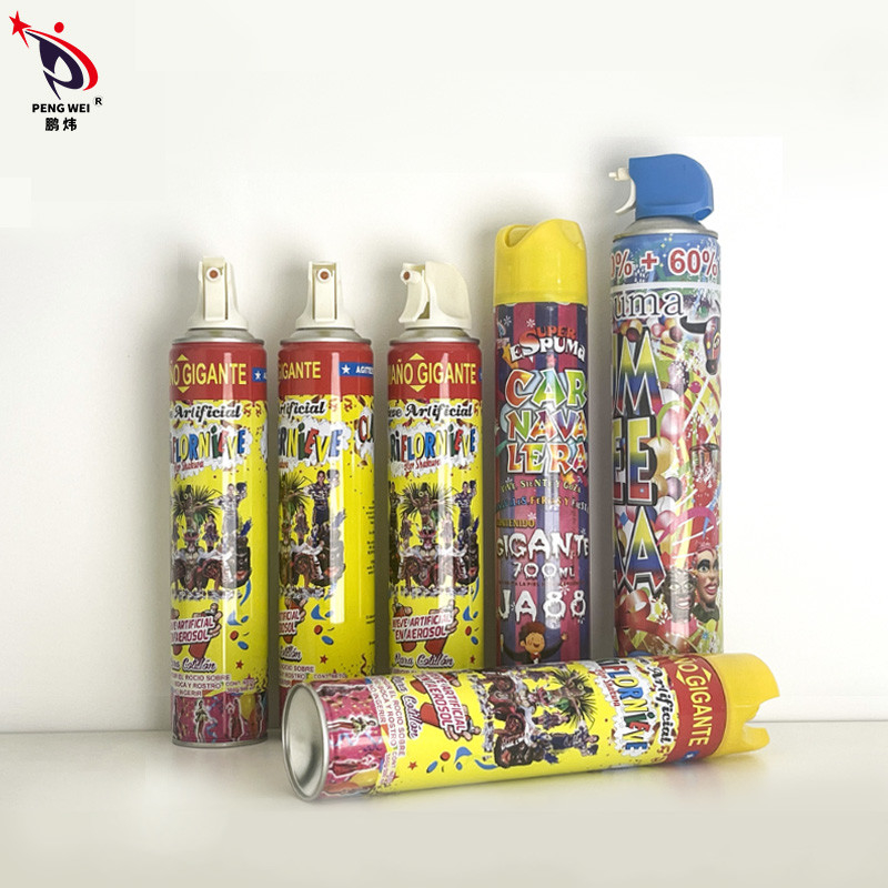 Décoration extérieure 1200ml de partie de déclencheur d'arme à feu de jet artificiel blanc écologique de neige