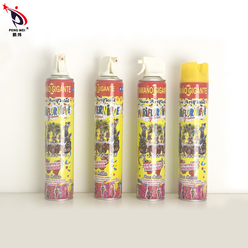 Décoration extérieure 1200ml de partie de déclencheur d'arme à feu de jet artificiel blanc écologique de neige