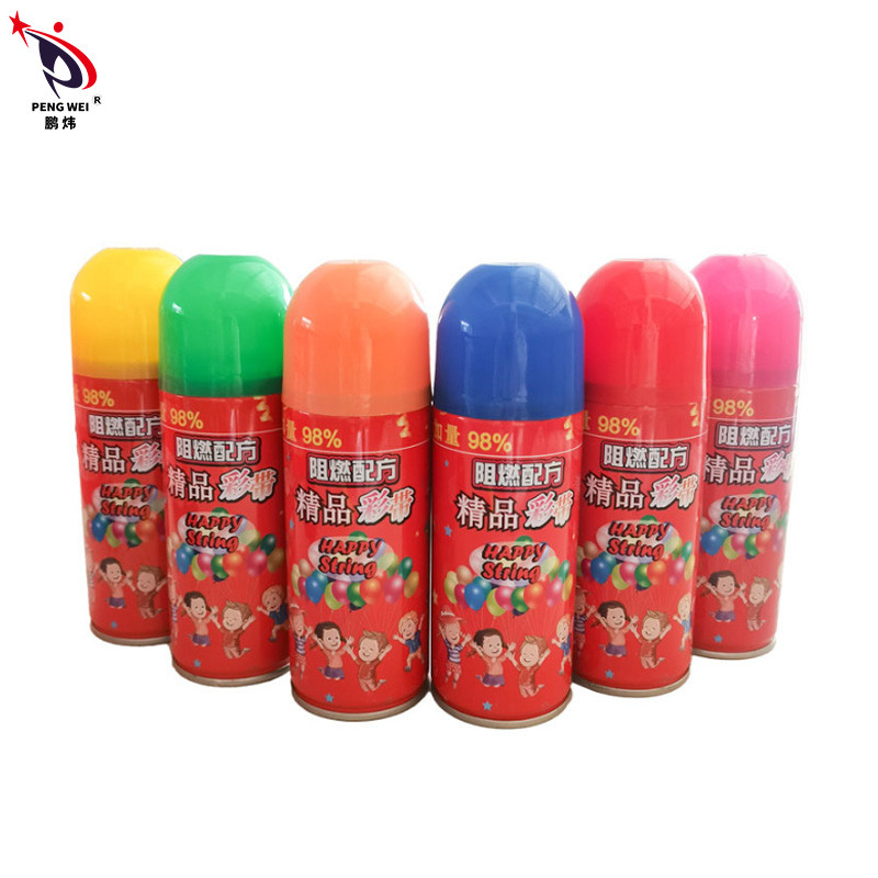 Décoration idiote inflammable non toxique colorée de partie de jet de ficelle