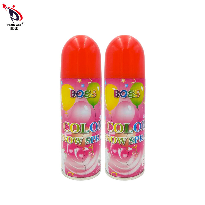 La neige faite sur commande de mousse de mariage de la partie 250ml pulvérisent la couleur rouge verte bleue
