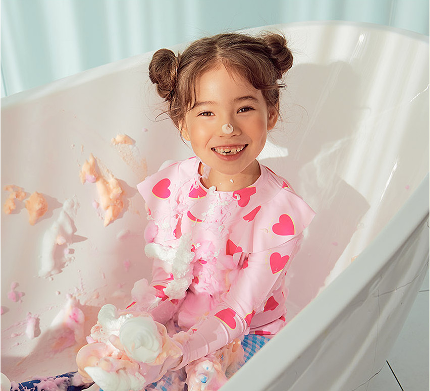 Spray en mousse à bulles pour bébé pour les motifs de coloration relaxants