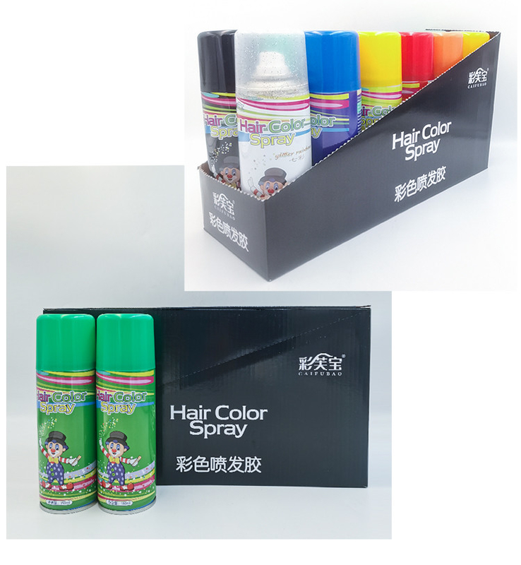 250ml a adapté les pulvérisateurs aux besoins du client non-toxiques wahsable de couleur de cheveux pour la beauté de salon