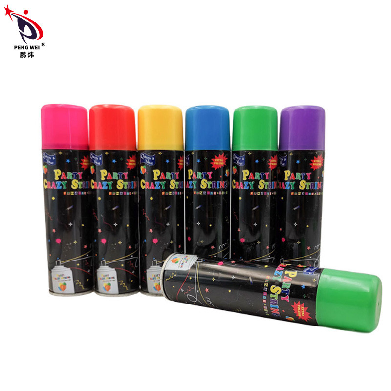Couleur Silly String Spray Party Crazy String Ribbon Pour les fêtes de Thanksgiving