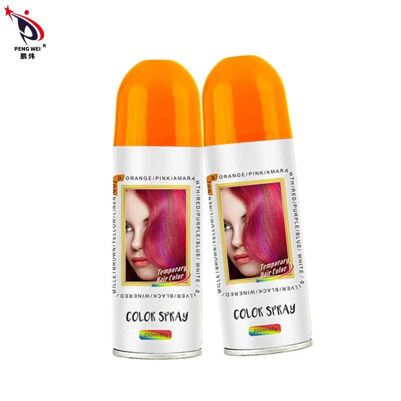 Tintes de couleur non toxiques Parties Sprays de couleur de cheveux Temporaires Lavables