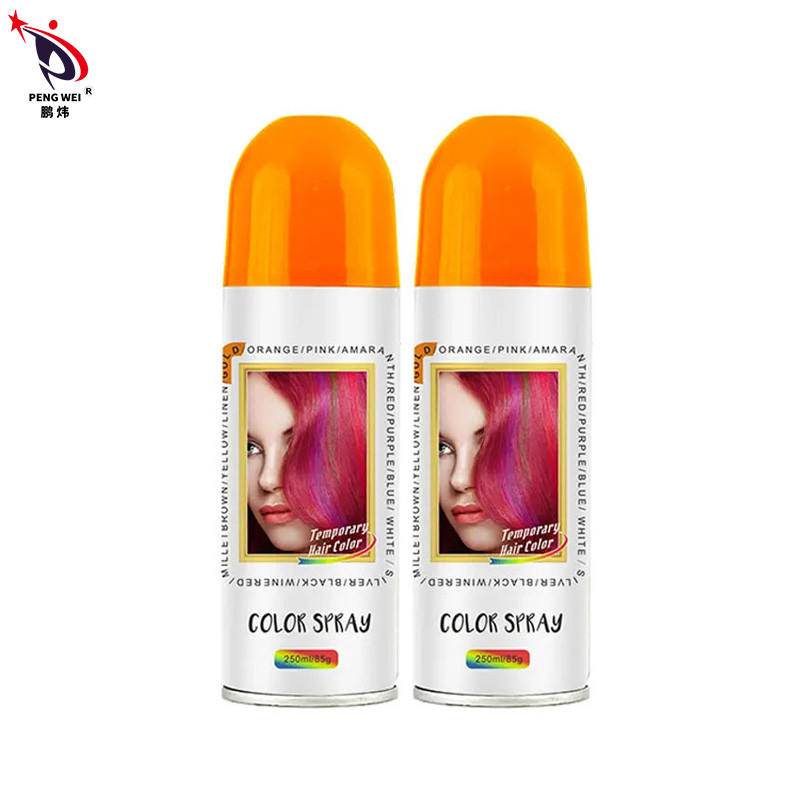 Tintes de couleur non toxiques Parties Sprays de couleur de cheveux Temporaires Lavables