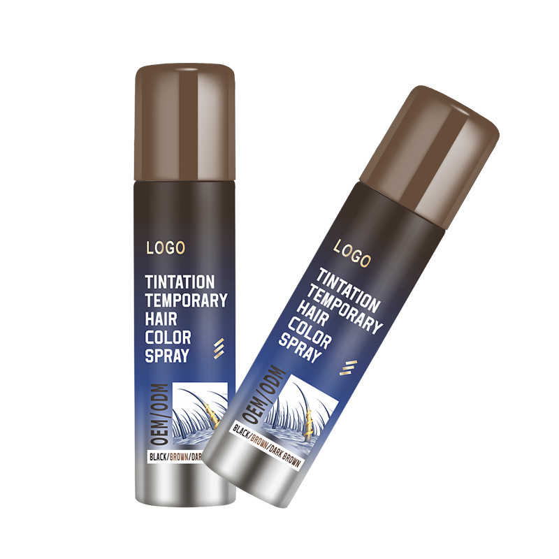 250 ml de pulvérisateurs de couleur capillaire à base d'eau 48 pcs par carton Rouge Bleu Vert