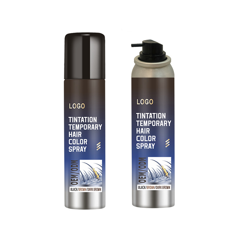 250 ml de pulvérisateurs temporaires de teinture capillaire se lavent facilement 3 ans