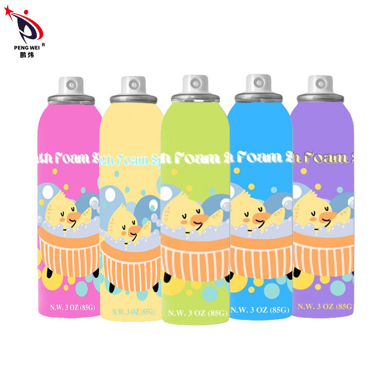 Fruit parfumée mousse de bain Spray sans tache Formule mousse de douche avec 3 ans de durée de conservation