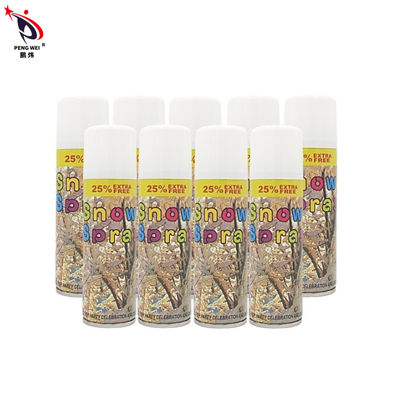 Spray à neige artificielle instantanée non toxique, sans odeur et personnalisé, de 3 ans