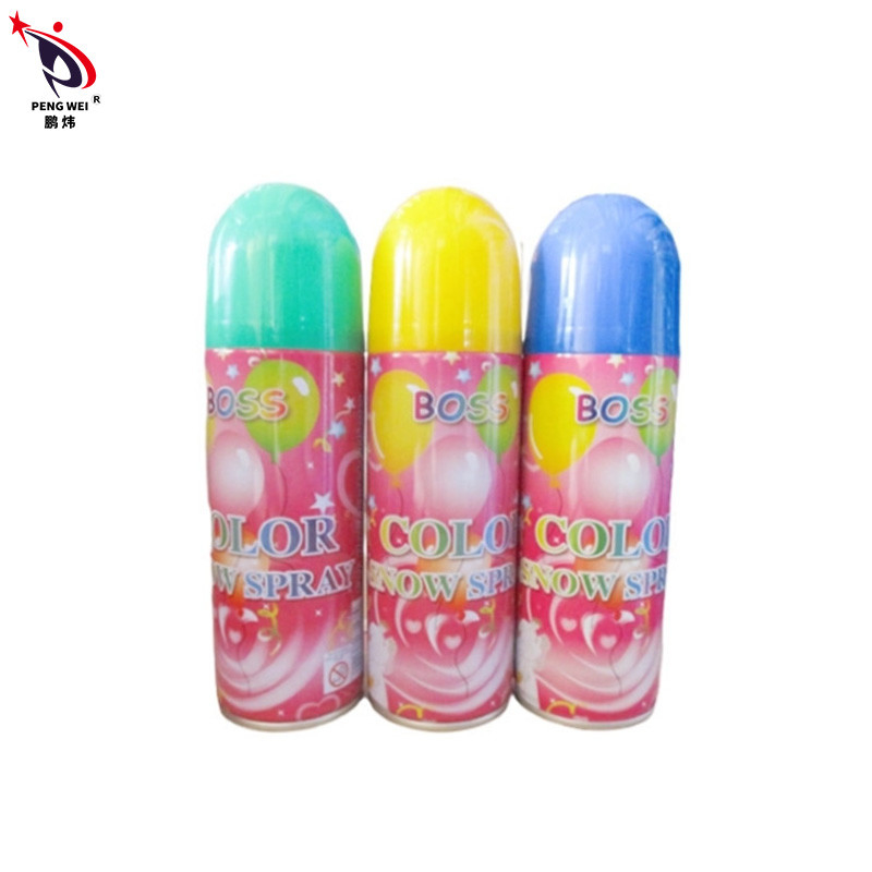 Spray artificiel de neige blanc ou coloré 400 ml Fête de célébration