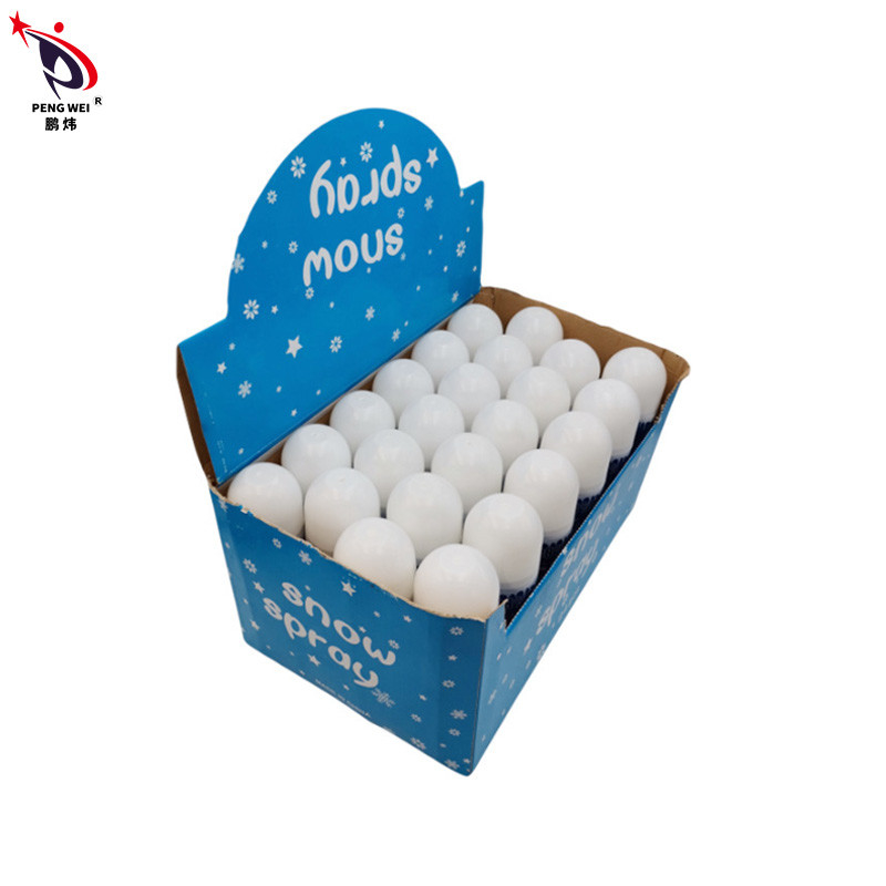 250 ml de bonne formule mousse de neige Spray mariage fête de fête de neige Spray dans des boîtes d'étain